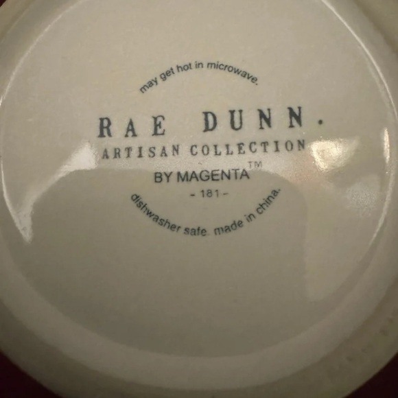 Rae Dunn Cream Colored Freedom Mug EUC with Fast Shipping - Picture 3 of 3